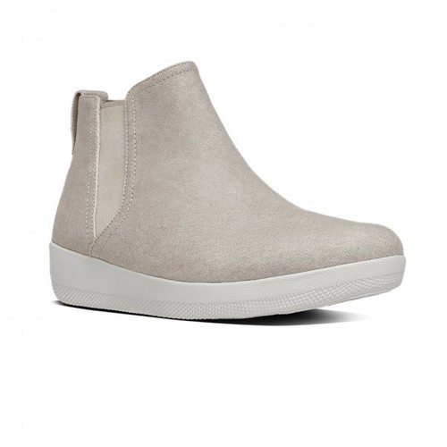 canvas chelsea boots